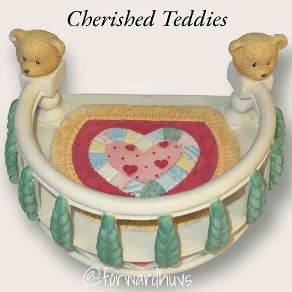 Enesco Romeo and Juliet Cherished Teddies Set with Balcony Displayed - READ - Picture 8 of 13